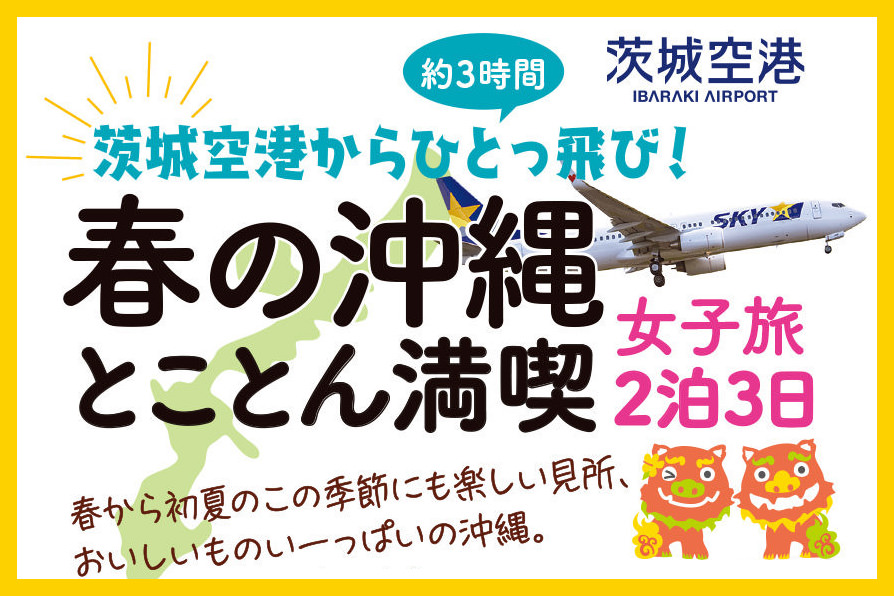 茨城 沖縄 那覇 直行便 好評運航中 茨城空港