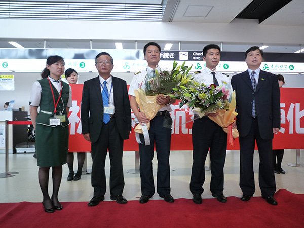 Spring Airlines’ Ibaraki=Shanghai Now Regular Service Flight!! Commemorative Ceremony Held at IBARAKI Airport