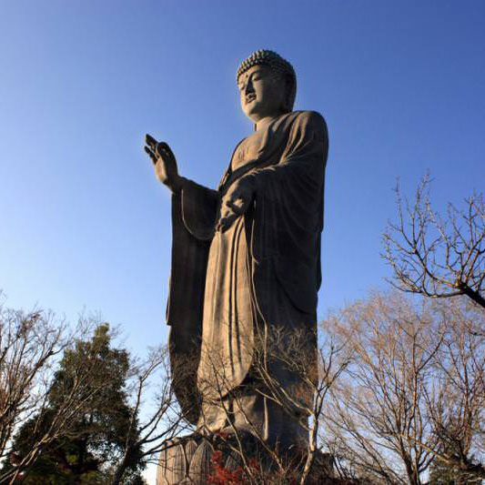 USHIKU DAIBUTSU (A HUGE STATUE OF BUDDHA)