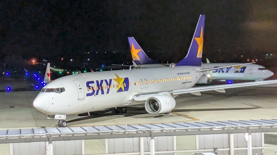 U18賞「夜のスカイマーク」 大木 琉慎様